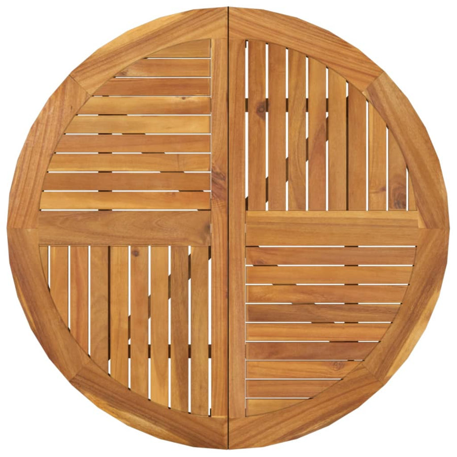 Tuintafel Ø 85 Cm Massief Acaciahout 85 x 85 x 75 cm