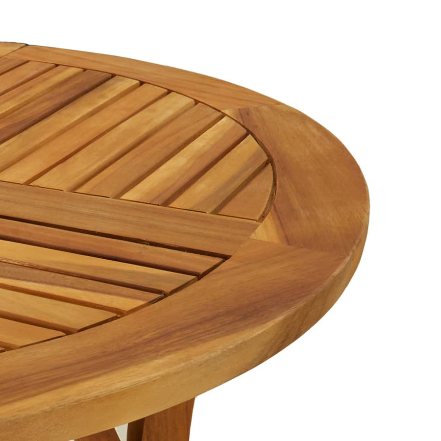 Tuintafel Ø 85 Cm Massief Acaciahout 85 x 85 x 75 cm
