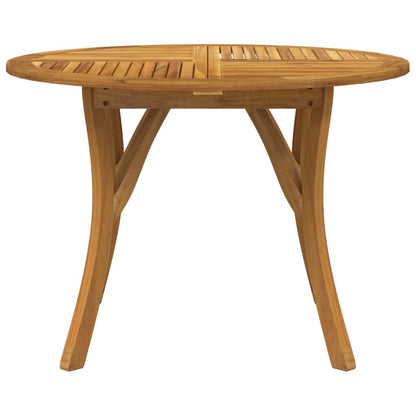 Tuintafel Ø 110 Cm Massief Acaciahout 110 x 110 x 75 cm