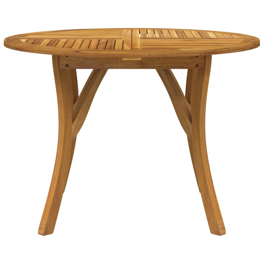 Tuintafel Ø 110 Cm Massief Acaciahout 110 x 110 x 75 cm