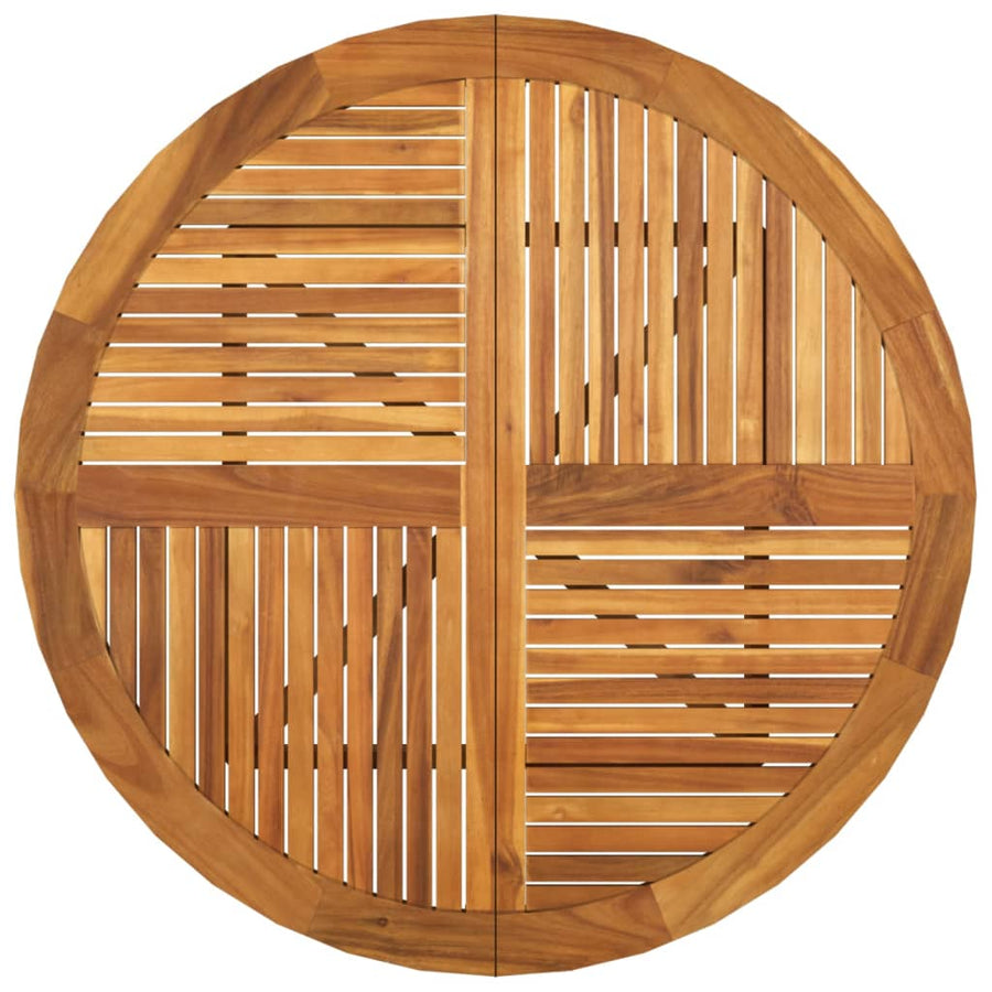 Tuintafel Ø 110 Cm Massief Acaciahout 110 x 110 x 75 cm