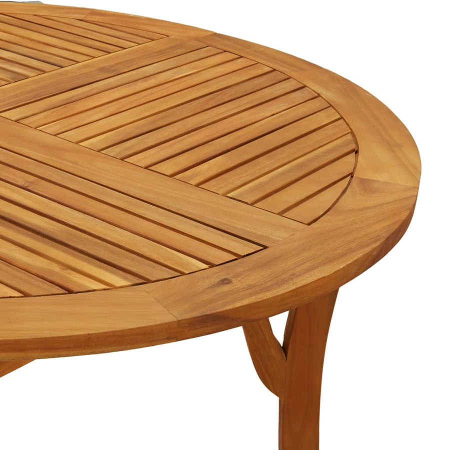 Tuintafel Ø 110 Cm Massief Acaciahout 110 x 110 x 75 cm