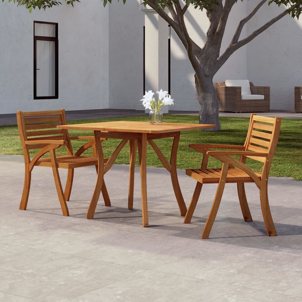 Tuintafel Massief Acaciahout 85 x 85 x 75 cm Vierkant