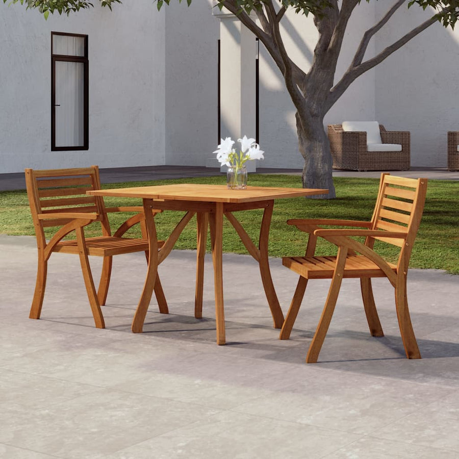 Tuintafel Massief Acaciahout 85 x 85 x 75 cm Vierkant