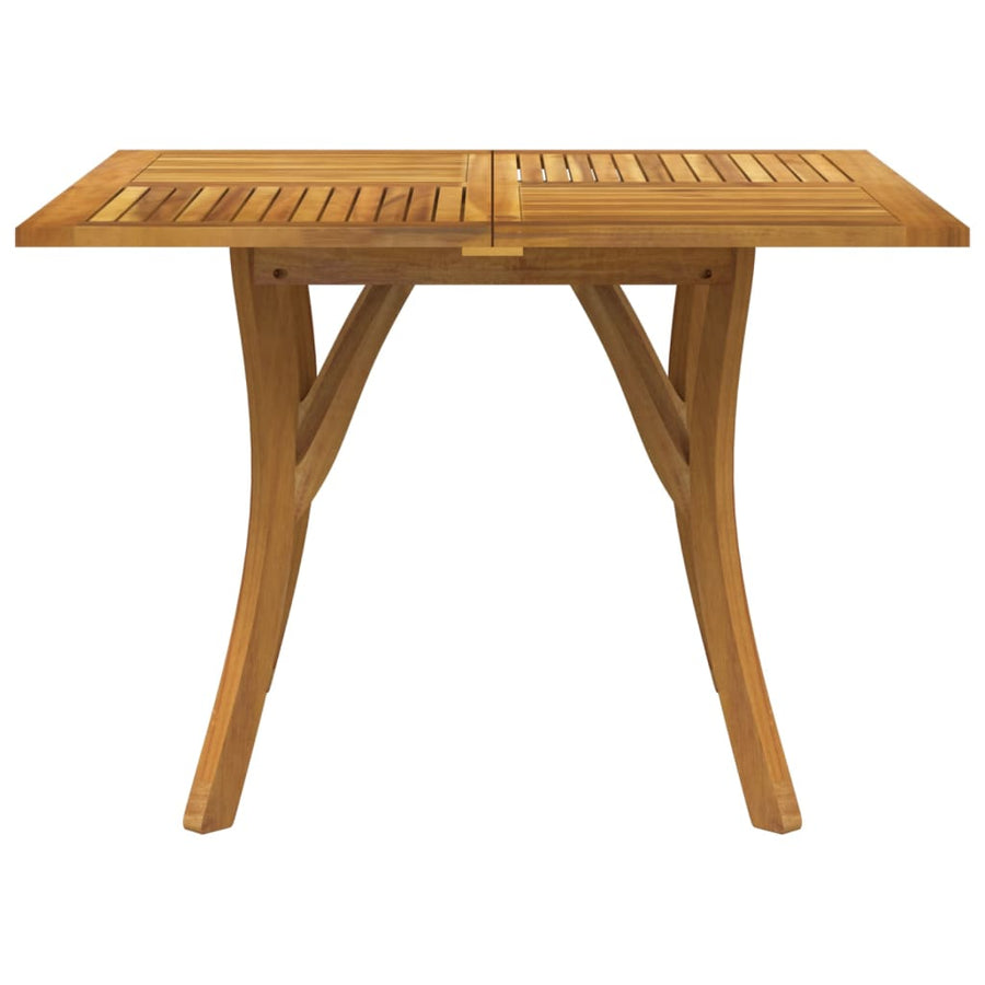 Tuintafel Massief Acaciahout 110 x 110 x 75 cm Vierkant