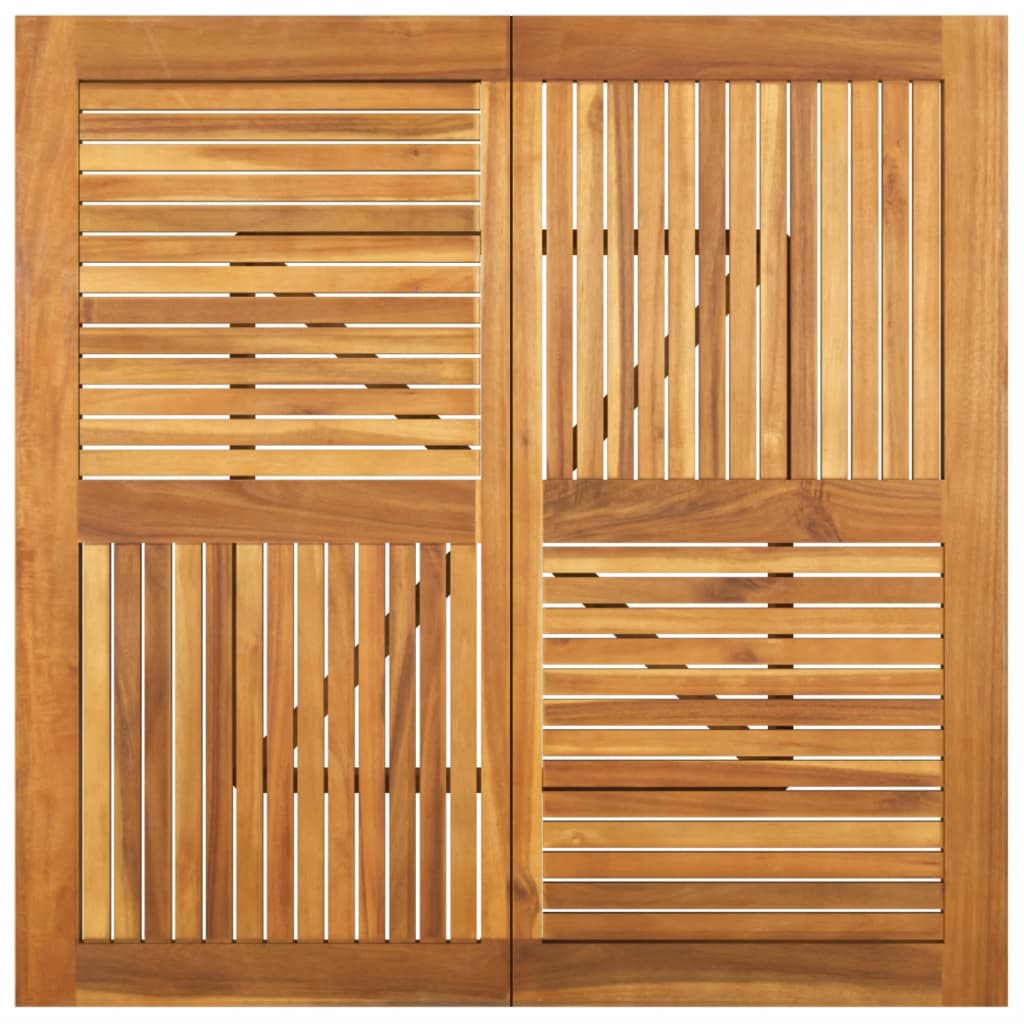 Tuintafel Massief Acaciahout 110 x 110 x 75 cm Vierkant