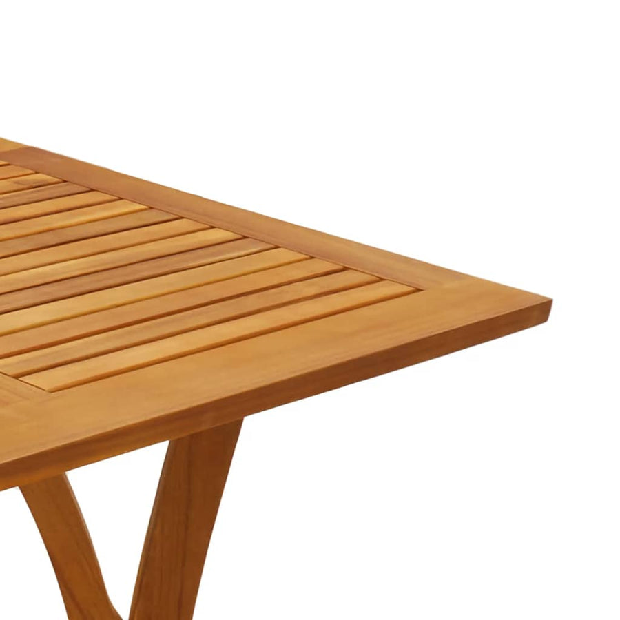 Tuintafel Massief Acaciahout 110 x 110 x 75 cm Vierkant
