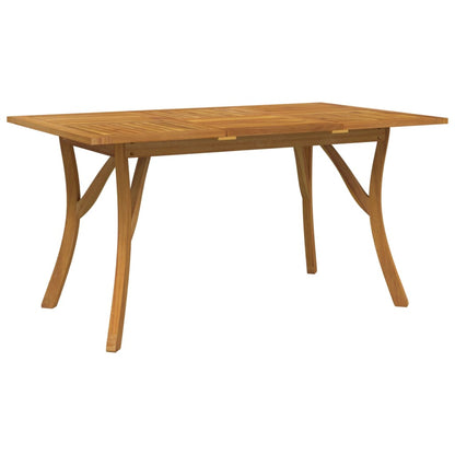 Tuintafel Massief Acaciahout 150 x 90 x 75 cm