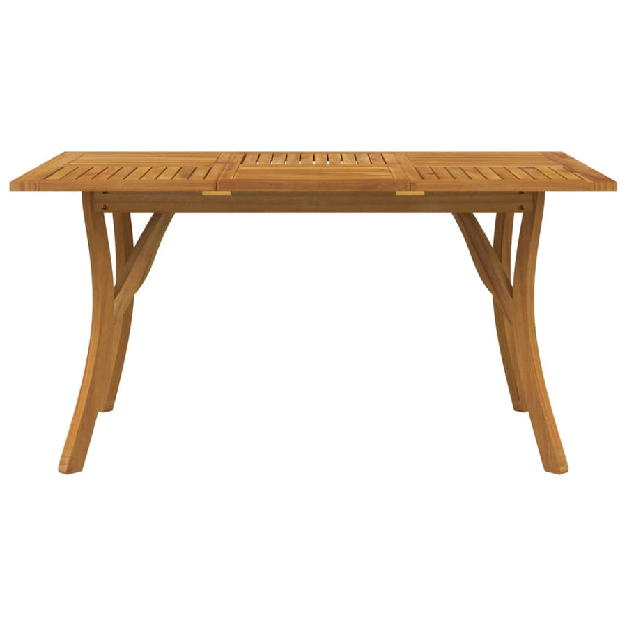 Tuintafel Massief Acaciahout 150 x 90 x 75 cm