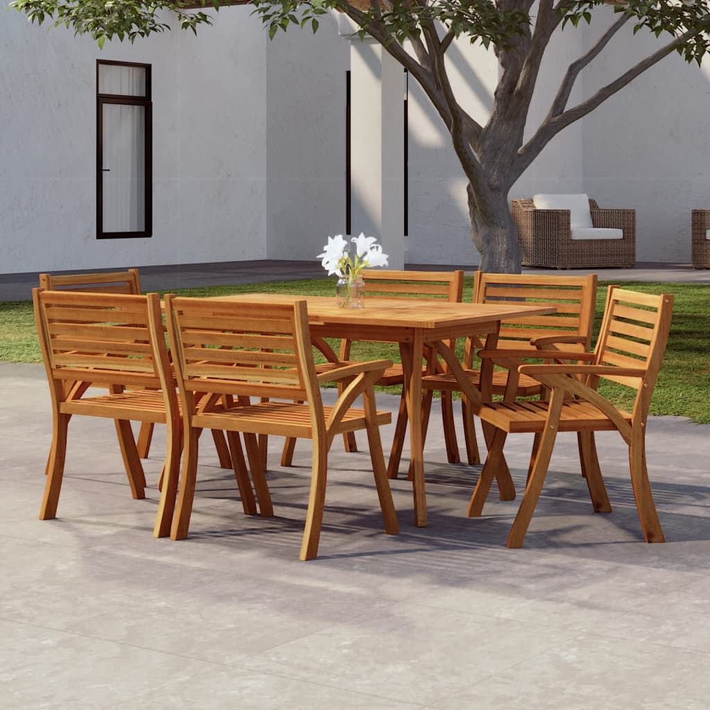 Tuintafel Massief Acaciahout 150 x 90 x 75 cm