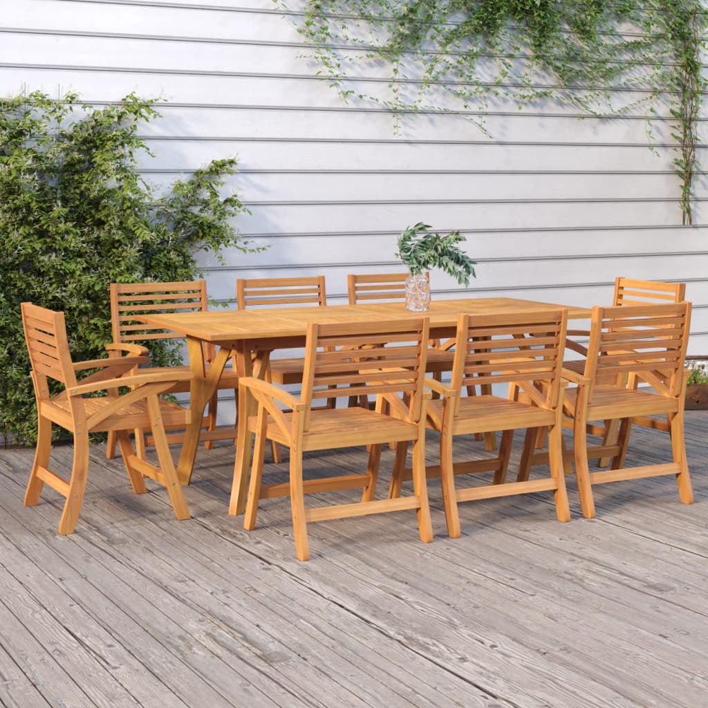 Tuintafel Massief Acaciahout 200 x 90 x 75 cm