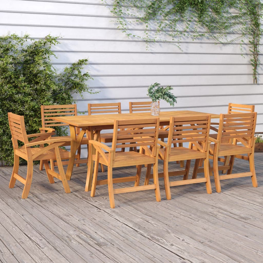 Tuintafel Massief Acaciahout 200 x 90 x 75 cm