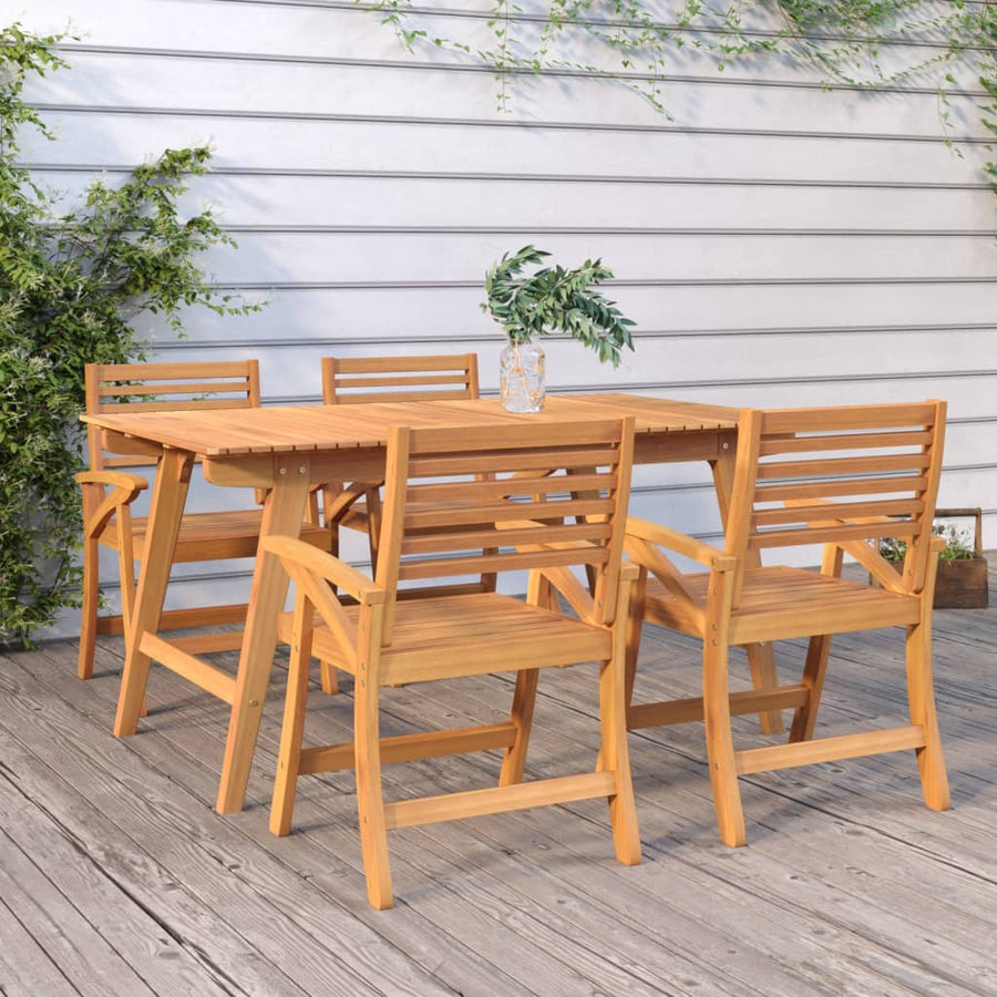 Tuintafel Massief Acaciahout 150 x 90 x 75 cm