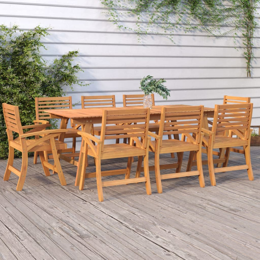 Tuintafel Massief Acaciahout 200 x 90 x 75 cm