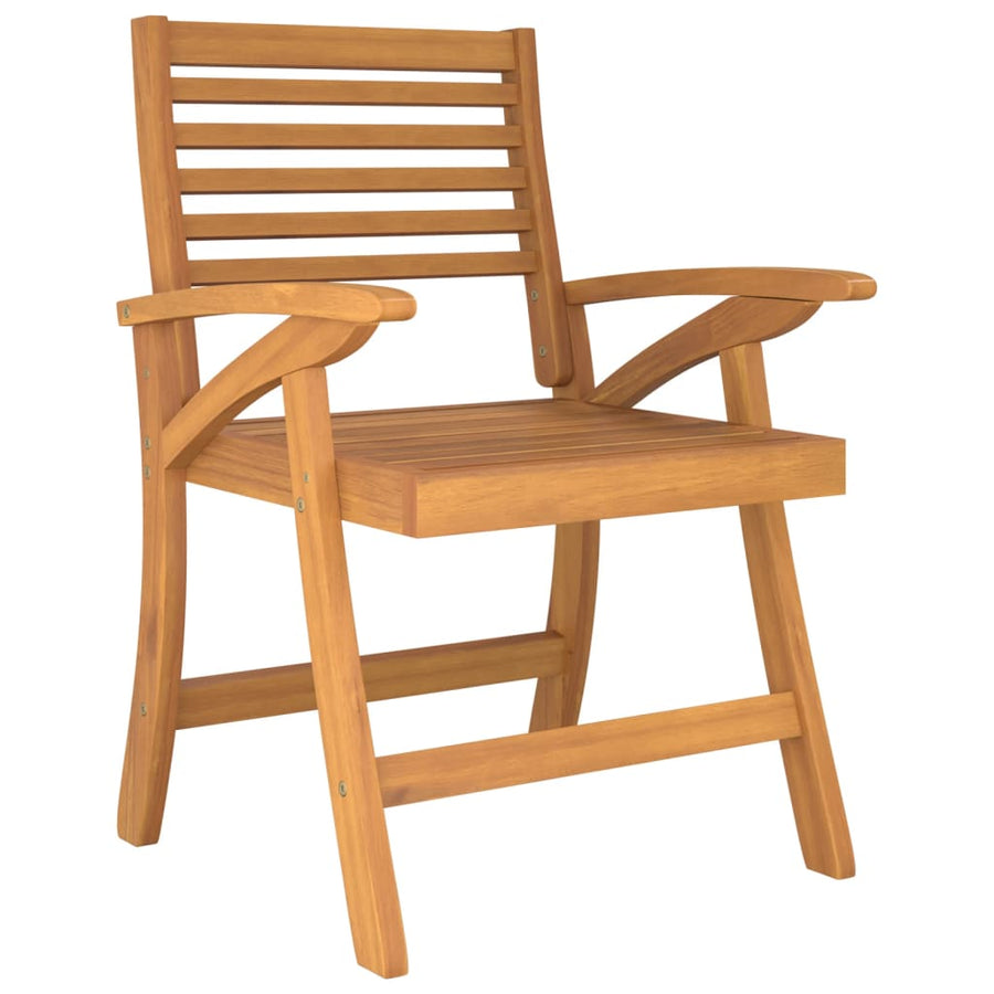 Tuinstoelen 2 st 58x58x87 cm massief acaciahout