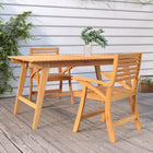 Tuinstoel 58x58x87 cm massief acaciahout