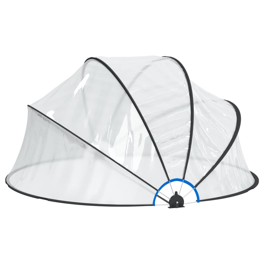 Zwembadoverkapping Rond Pvc 315 x 158 cm