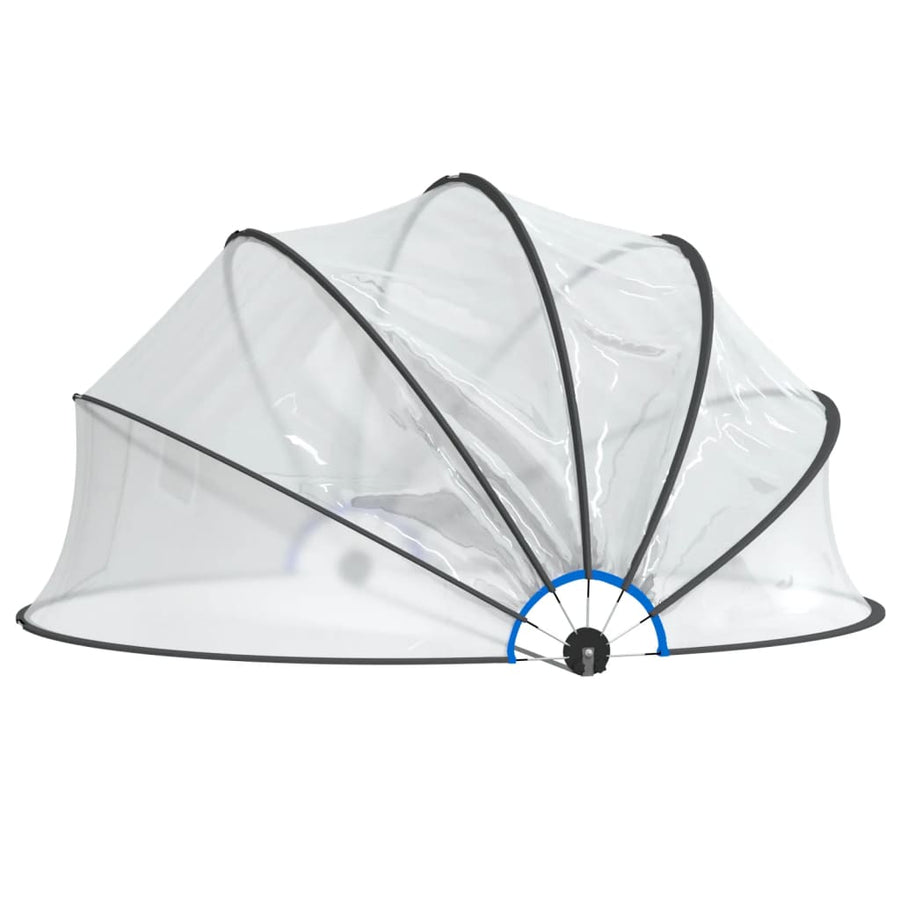 Zwembadoverkapping Rond Pvc 376 x 188 cm