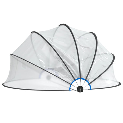 Zwembadoverkapping Rond Pvc 406 x 203 cm