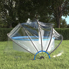 Pool cover round 406x203 cm PVC