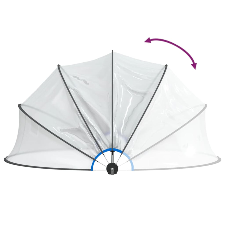Zwembadoverkapping Rond Pvc 467 x 234 cm