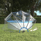 Zwembadoverkapping rond 467x234 cm PVC transparant