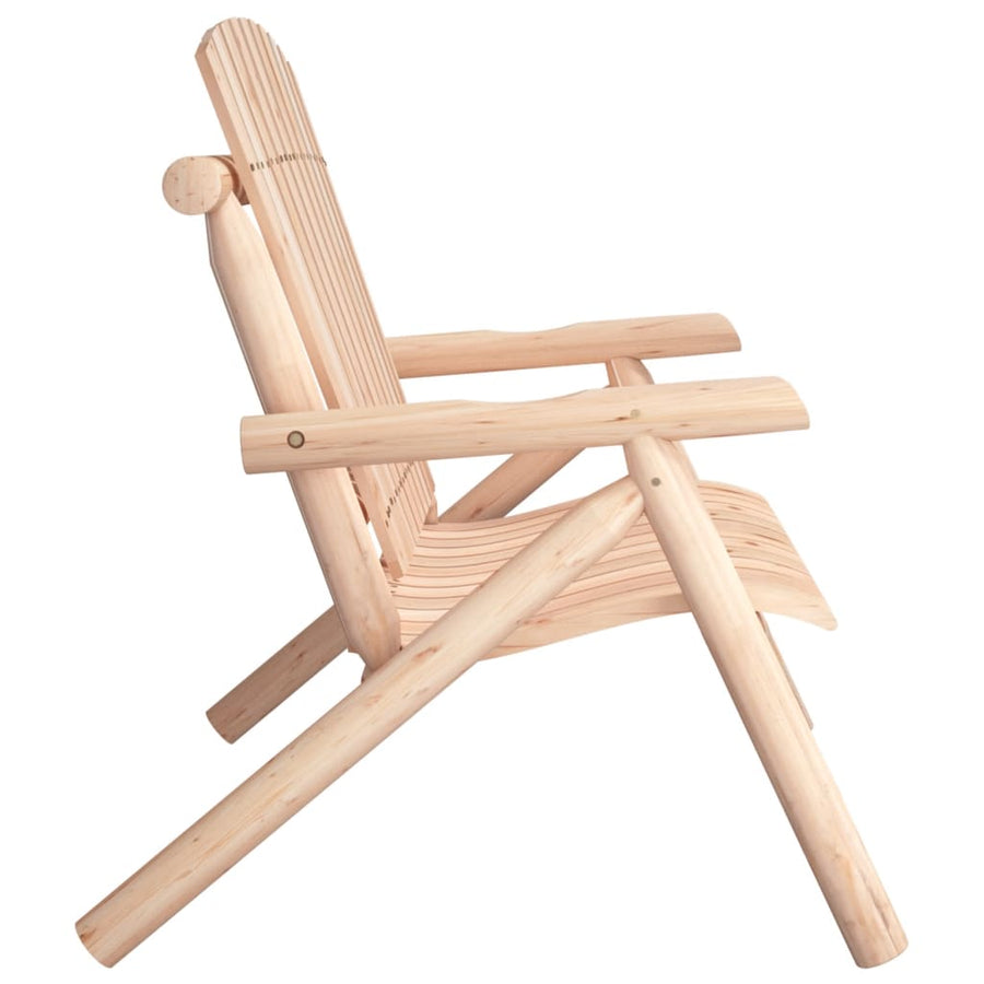 Tuin 2-Zits 9X85X98 Cm Massief Vurenhout Naturel Bank