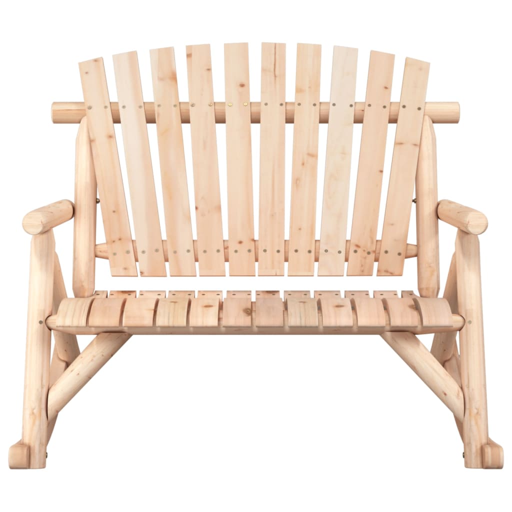 Schommelbank 2-Zits 23X96X02 Cm Massief Vurenhout Naturel Tweezitsbank
