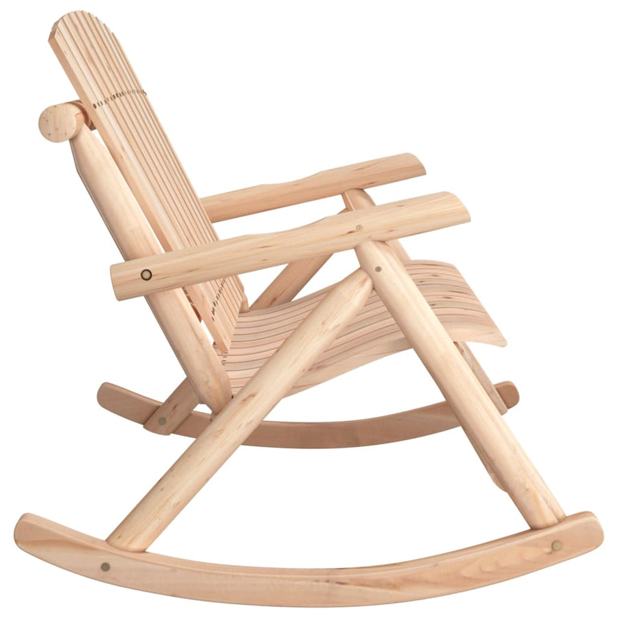 Schommelbank 2-Zits 23X96X02 Cm Massief Vurenhout Naturel Tweezitsbank
