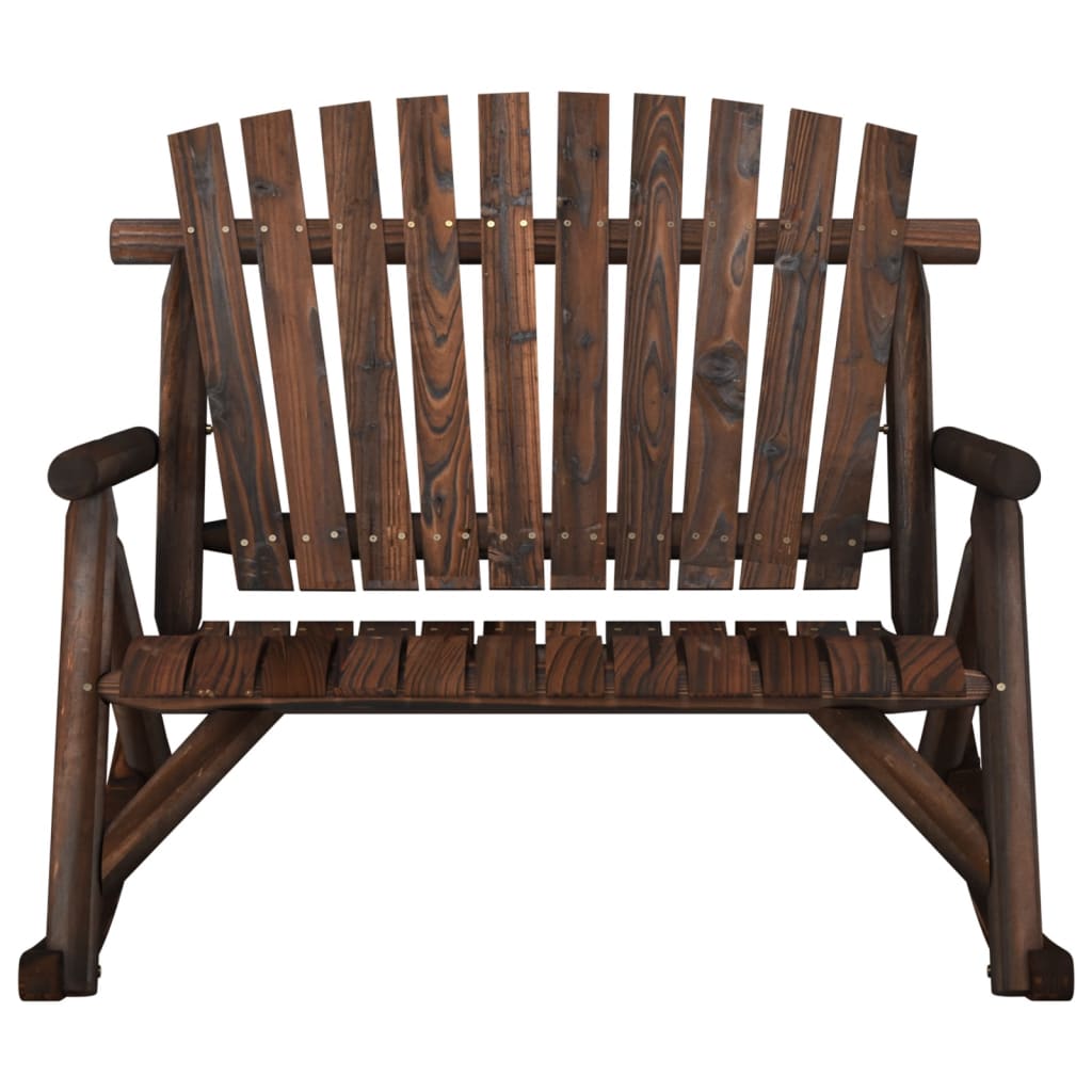 Schommelbank 2-zits 123x96x102 cm massief vurenhout