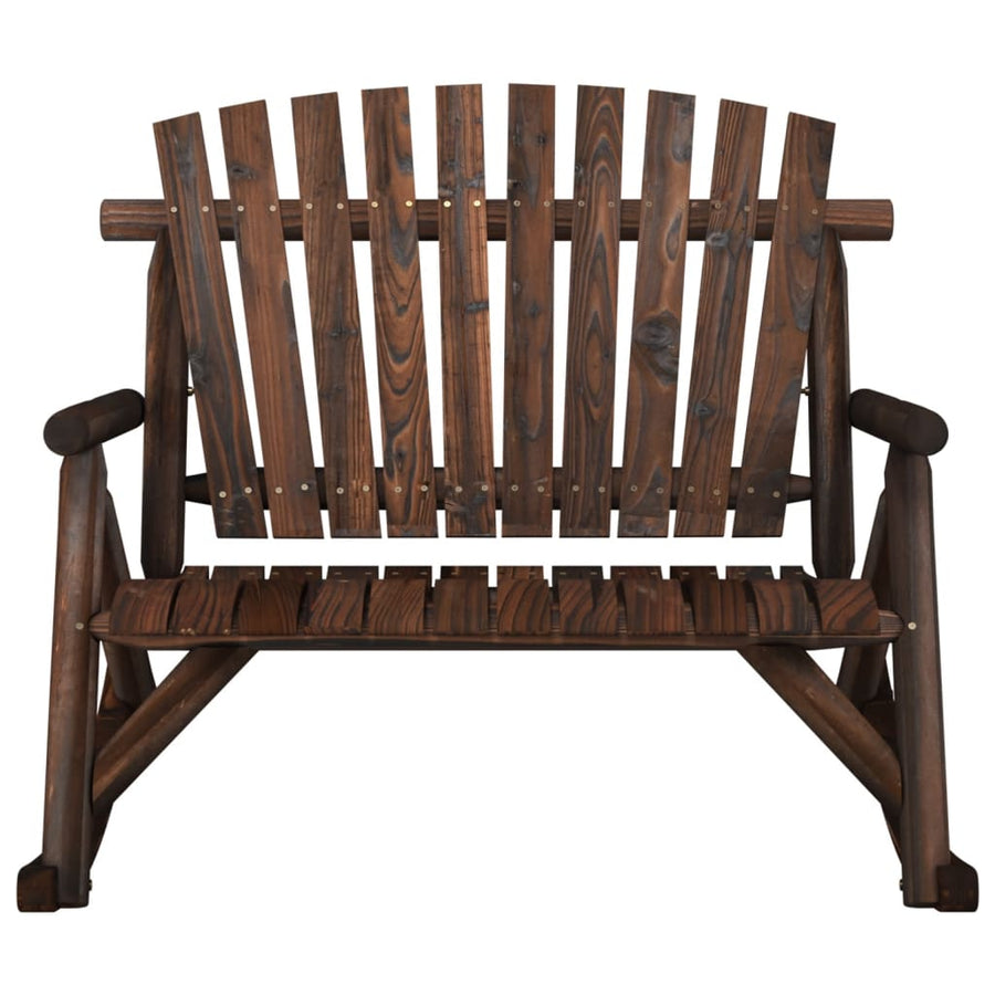 Schommelbank 2-zits 123x96x102 cm massief vurenhout