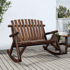 2-seater swing bench 123x96x102 cm solid spruce