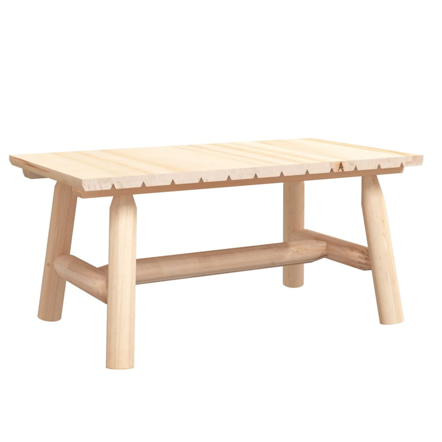 Salon 90X50X4 Cm Massief Vurenhout Naturel Tafel