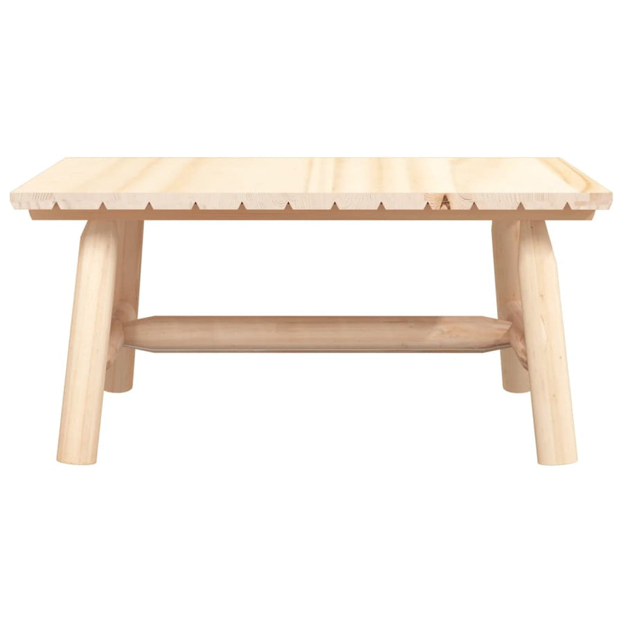 Salon 90X50X4 Cm Massief Vurenhout Naturel Tafel