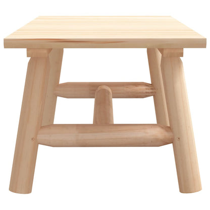 Salon 90X50X4 Cm Massief Vurenhout Naturel Tafel