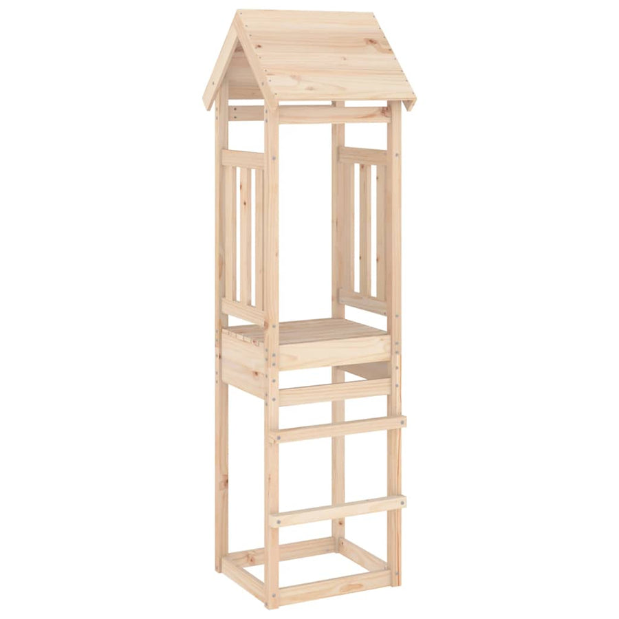 Speeltoren 52,5X46,5X206,5 Cm Massief grenenhout