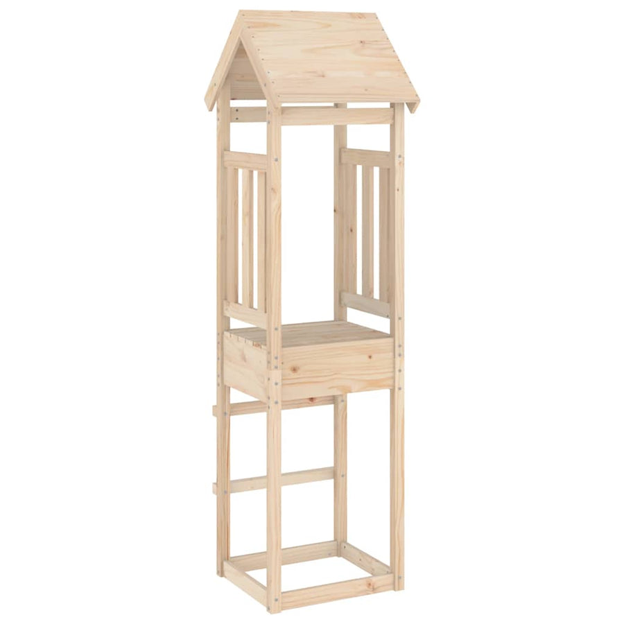 Speeltoren 52,5X46,5X206,5 Cm Massief grenenhout