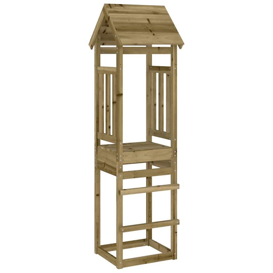 Speeltoren 52,5X46,5X206,5 Cm Geïmpregneerd Grenenhout Massief geïmpregneerd grenenhout