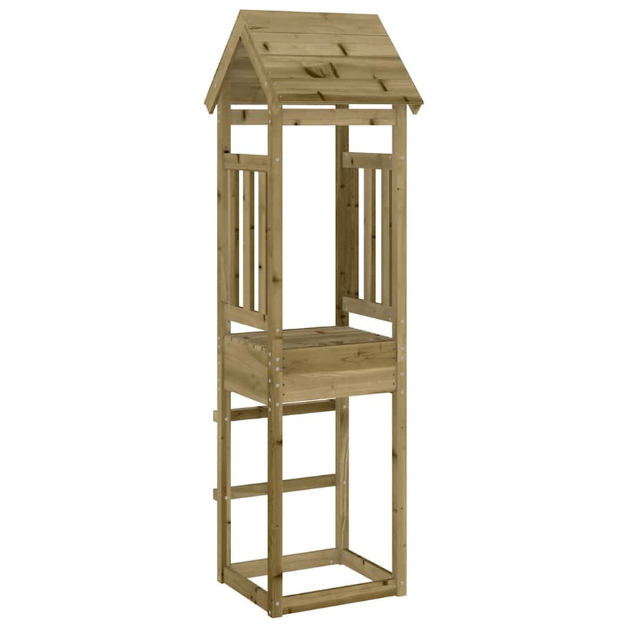 Speeltoren 52,5X46,5X206,5 Cm Geïmpregneerd Grenenhout Massief geïmpregneerd grenenhout