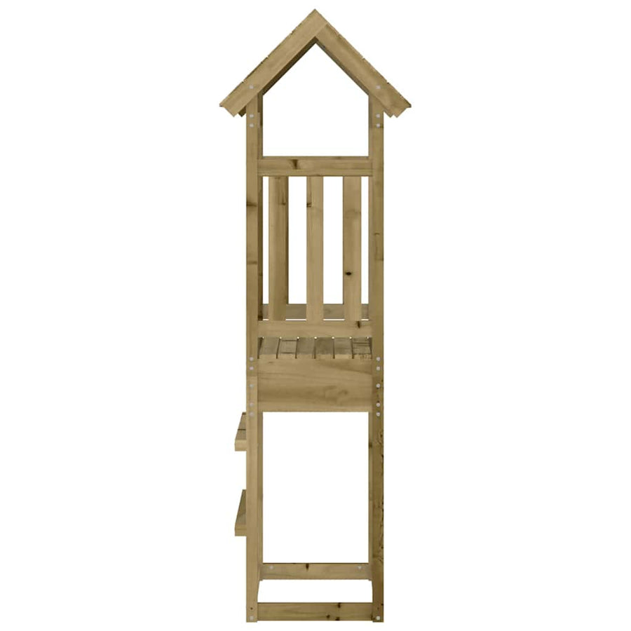 Speeltoren 52,5X46,5X206,5 Cm Geïmpregneerd Grenenhout Massief geïmpregneerd grenenhout