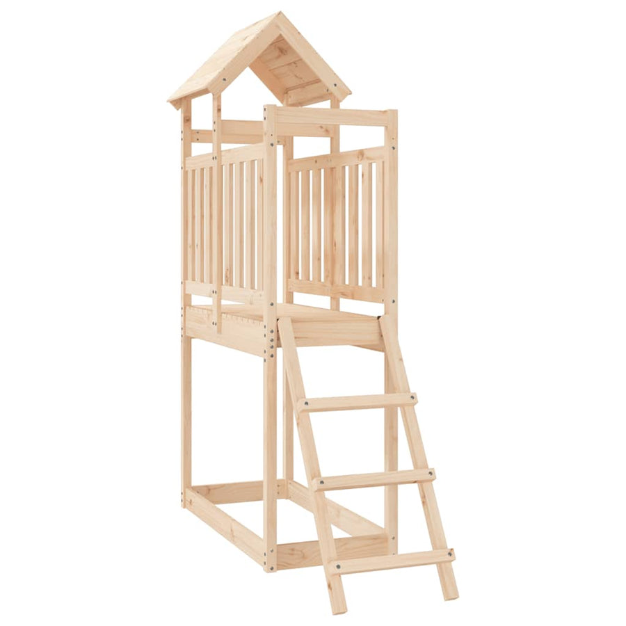 Speelhuis 53X110X214 Cm Massief grenenhout