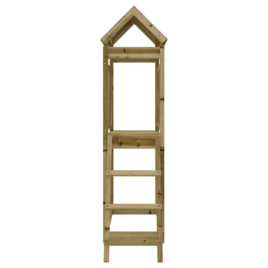 Speelhuis 53X110X214 Cm Geïmpregneerd Grenenhout Massief geïmpregneerd grenenhout