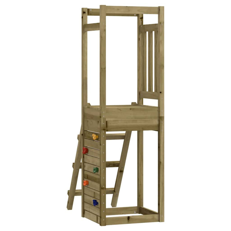 Speelhuis 53X46,5X169 Cm Geïmpregneerd Grenenhout Massief geïmpregneerd grenenhout