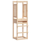 Speeltoren massief grenenhout 53x46,5x169 cm bruin
