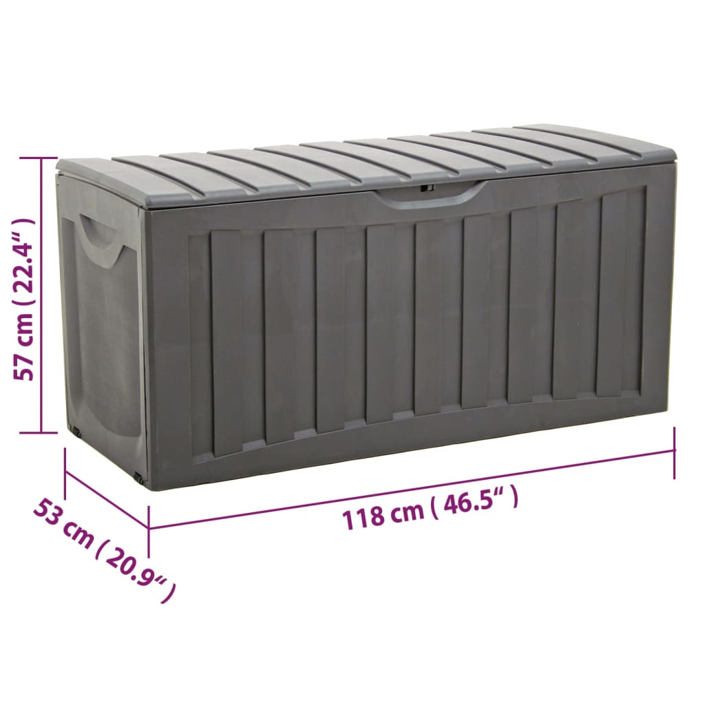Opbergbox 118X53X57 Cm Polypropyleen Zwart