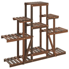 Bloemenstandaard Massief Vurenhout Bruin 110 x 25 x 96 cm zonder wielen