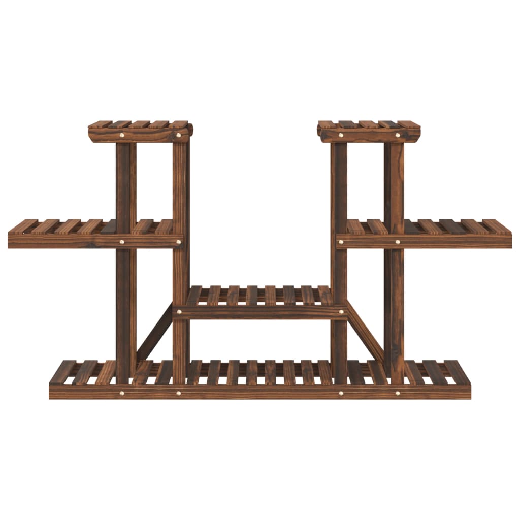Plantenstandaard Massief Vurenhout Bruin 110 x 25 x 73 cm zonder wielen