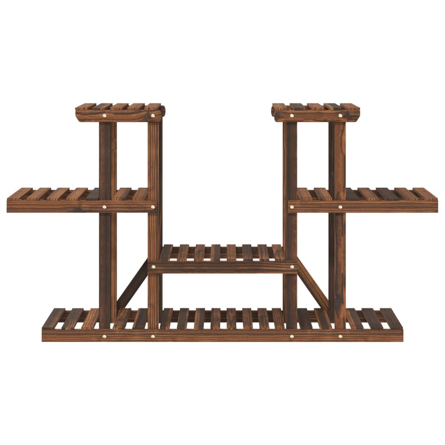 Plantenstandaard Massief Vurenhout Bruin 110 x 25 x 73 cm zonder wielen