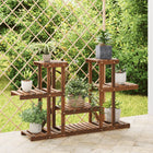 Plant Stand 110x25x73 cm Solid Pine Wood