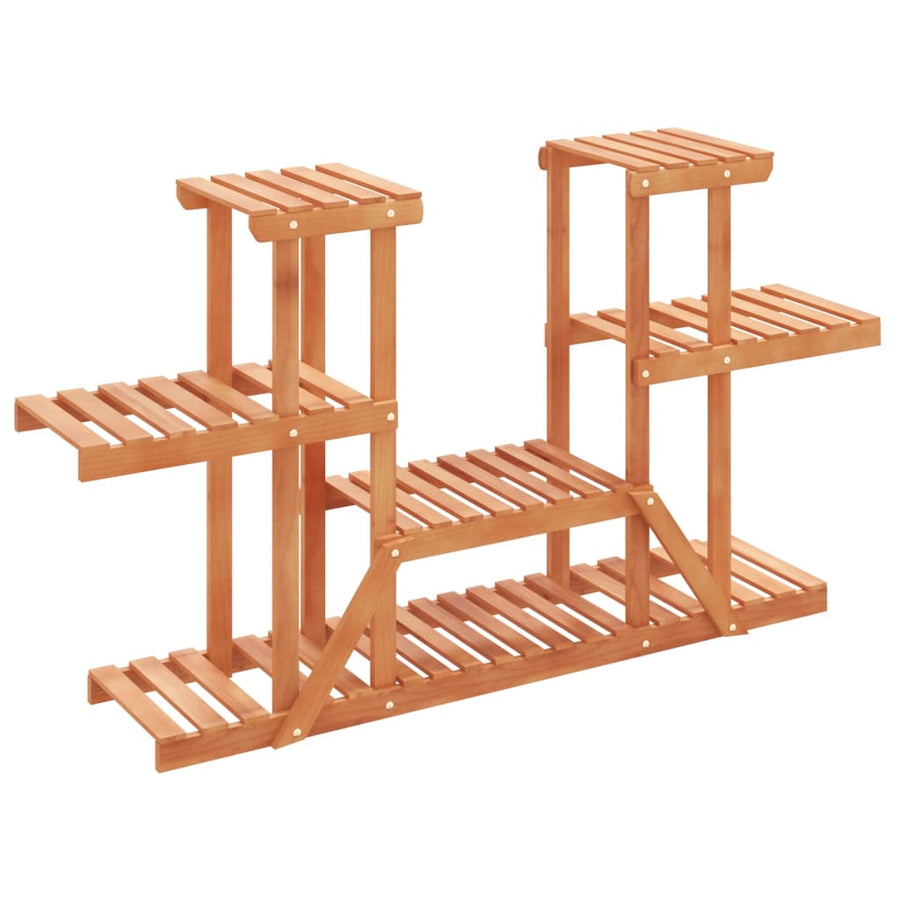 Plantenstandaard Massief Vurenhout Lichtbruin 110 x 25 x 73 cm zonder wielen